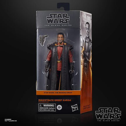 Star Wars The Black Series Magistrate Greef Karga Toy 6-Inch-Scale The Mandalorian Action Figure, Toys Ages 4 and Up