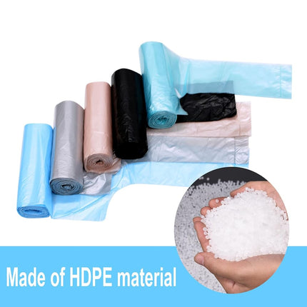 4 GALLON Bathroom Trash Bags , 15 Rolls/300 Counts Small HANDLES Garbage Bags for Office, Kitchen,Bedroom Waste Bin,Colorful Portable Strong Rubbish Bags (Mixed 300 Counts)