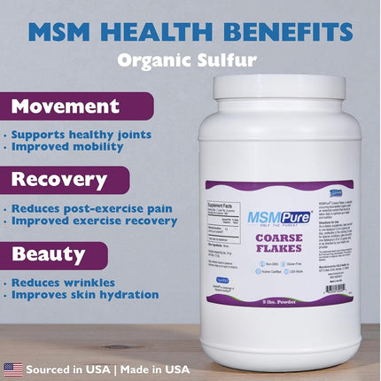 Kala Health MSMPure Coarse Flakes (80 Ounce, Unflavored)
