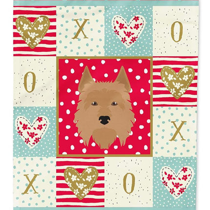 Caroline's Treasures CK5184GF Bandera australiana Terrier Love, tamaño jardín, pequeña, multicolor