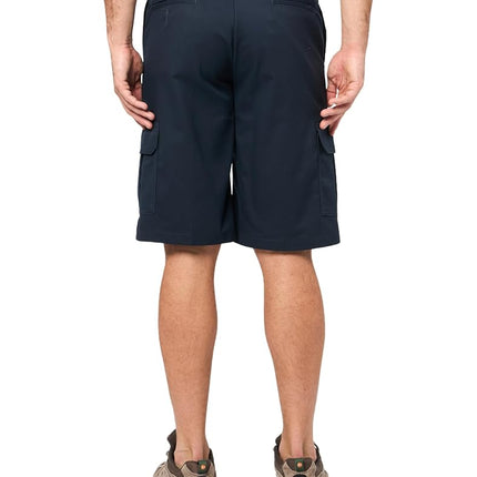 Dickies Mens Flex Relaxed Fit Cargo Shorts, Dark Navy, 42 Regular