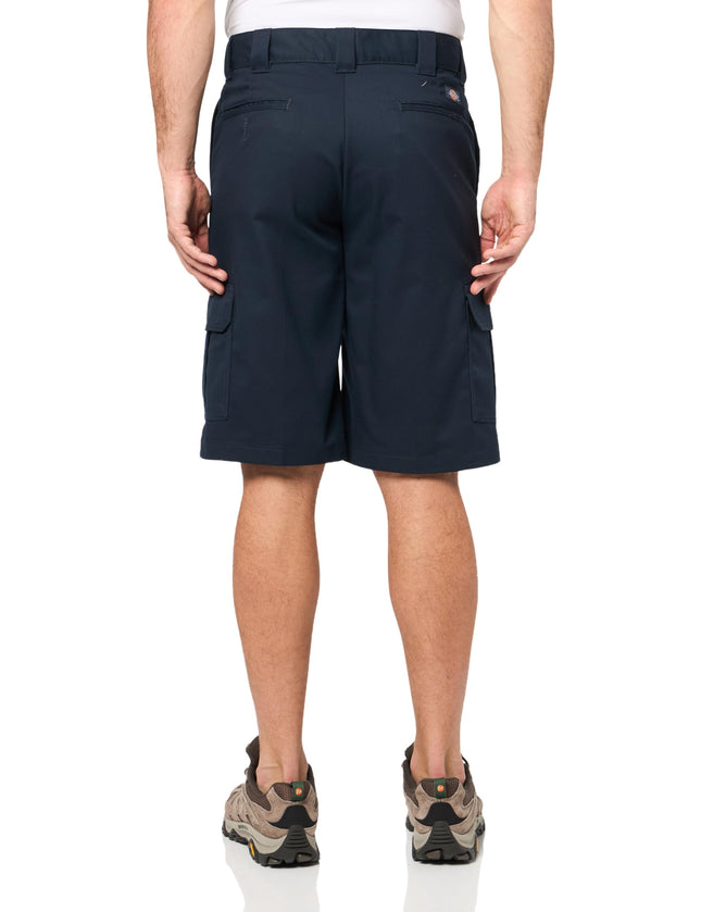 Dickies Mens Flex Relaxed Fit Cargo Shorts, Dark Navy, 44 Regular