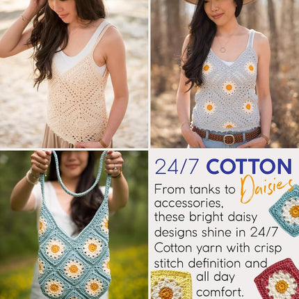 Lion Brand 24/7 Cotton Yarn-White