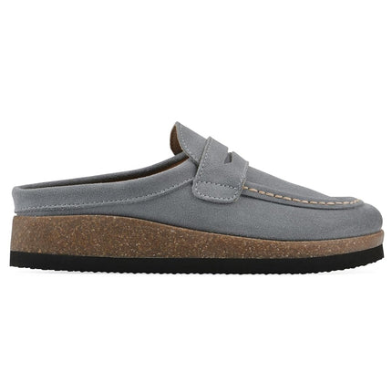 WHITE MOUNTAIN Women's Brinlee Mule, Blue Raspberry/Suede, 9 UK
