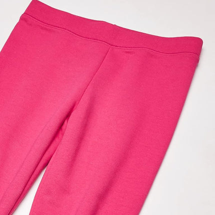 Hanes EcoSmart Joggers, Cotton Sweatpants for Girls, Soft Fleece Joggers, Amaranth, X-Small