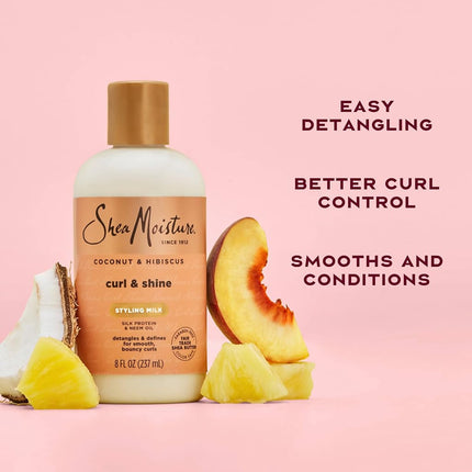 SheaMoisture Coconut Hibiscus Curl & Style Milk 8 oz