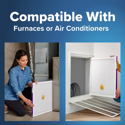 Filtrete Smart Air Filter, MPR 1500 12 in. x 1 in, 2 Pack Allergen, Bacteria & Virus, White