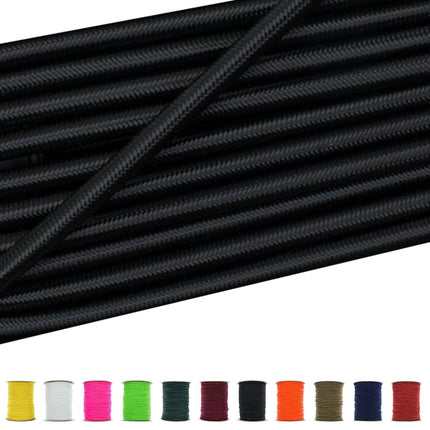 Paracord Planet Shock Cord - Marine Grade Bungee - 100% Stretch - Moisture & Weather Resistant – DIY Projects, Tie Downs, Recreation – Indoor and Outdoor