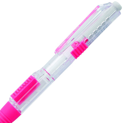 Portaminas Pentel QUICK CLICK (0.7 mm), cuerpo rosa - PD217P