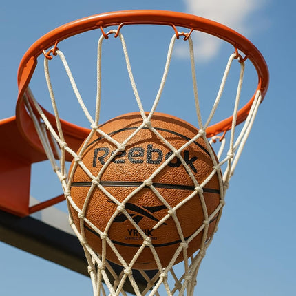 Reebok VR-1K Outdoor Brown Rubber Basketball, Tough, Ideal for Outdoor Sports, (Brown, Size 7)