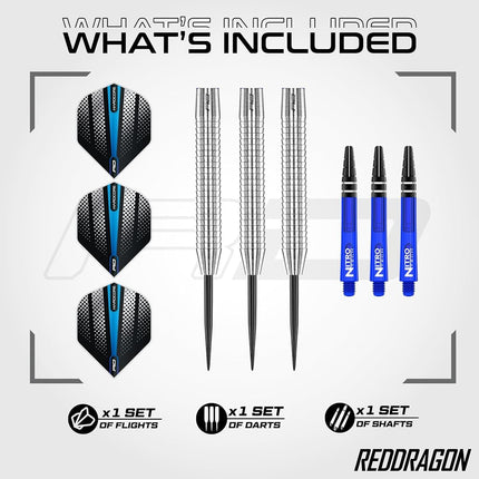 RED DRAGON Darts | Razor Edge Original 23g Steel Tip | Tungsten Darts Set