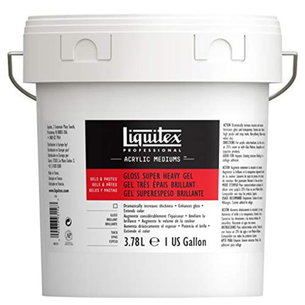 Liquitex Gloss Super Heavy Gel Medium, 128-Ounce (
