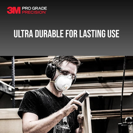 3M Pro Grade Precision 3-in-1 Sanding Sponge, 180 Grit Medium, for Woodworking, Drywall Prep, and Refinishing, 2.5 in x 4.5 in x 1 in