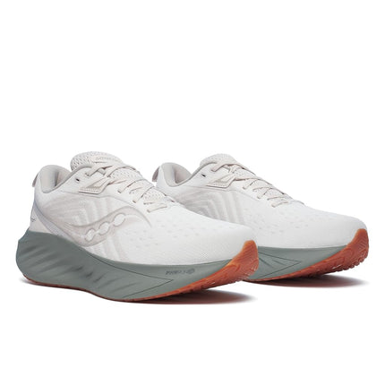 Saucony men's Triumph 22 Sneaker, Moon/Bough, 7