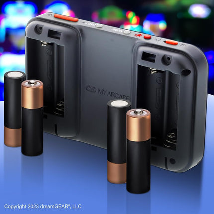 MY ARCADE DGUNL-7150 Space Invaders Pocket Player Pro Portable Game System with Carrying Case