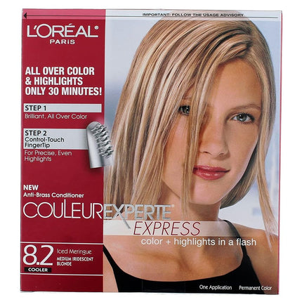 L'Oréal Paris Couleur Experte Hair Color + Hair Highlights, Medium Iridescent Blonde - Ice