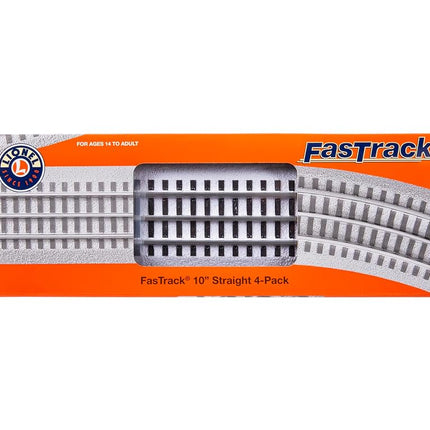 Lionel White FasTrack Straight Track (4 Piece)