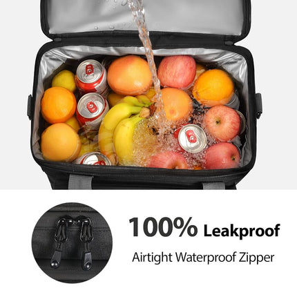Maelstrom Nevera Plegable de Lona - 60 latas, Bolsa Nevera Grande Aislada a Prueba de Fugas para Almuerzo, Portátil para Compras, Camping, Fiestas en el Portón Trasero y Viajes por Carretera, ¿Negra?