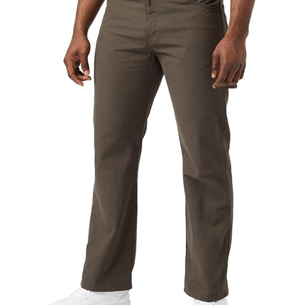 Dickies Men's Relaxed Straight Fit Lightweight Duck Carpenter Jean, Black Olive, 36W x 32L