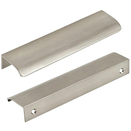 LC LICTOP 4 Pcs Arc Modern Finger Edge Pulls Round