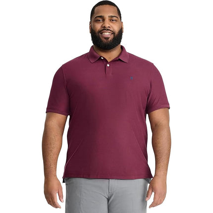 IZOD Men's Advantage Performance Short-Sleeve Polo Shirt, Fig, S