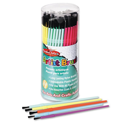 Charles Leonard Inc. Artist Plastic Brushes, Assor