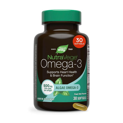 Nature's Way NutraVege Omega-3 Plant Based Supplem