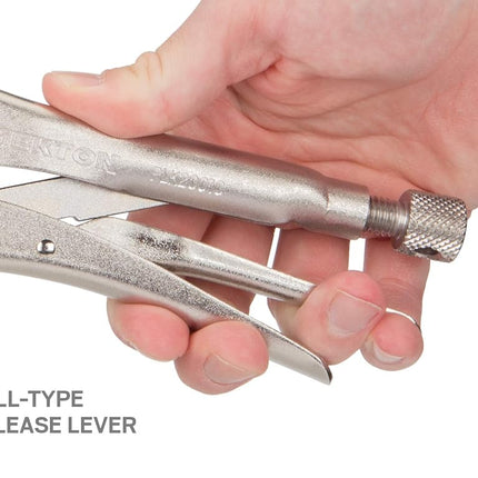 TEKTON 10 Inch Deep Bite Round Jaw Locking Pliers | PLK20010
