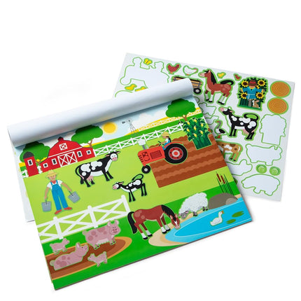 Melissa & Doug Reusable Sticker Pad | Activity Book for Children, Travel Toys for Kids | Age 3+