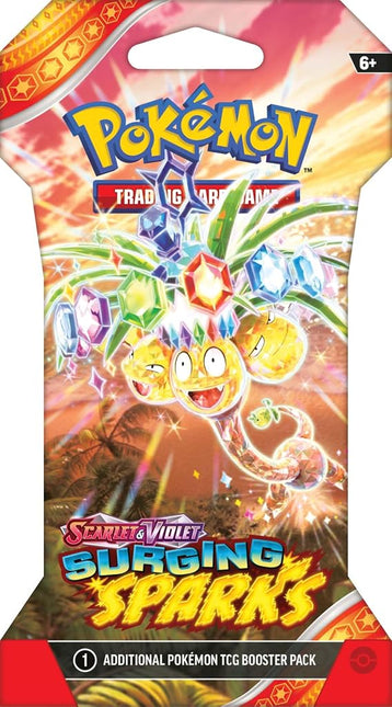 Pokemon TCG Surging Spark � Single Booster Pack � Pack Art May Vary - 10 Cards