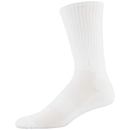 Gildan Men's Performance Crew Socks, 12-Pairs, White, Large