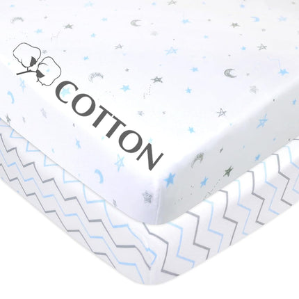 Drap-housse American Baby Company 100 % coton tricoté jersey pour parc bébé