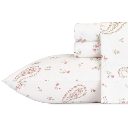 Laura Ashley - King Sheets, Soft Sateen Cotton Bed