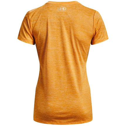 Under Armour Women's Short-Sleeved V-Neck T-Shirt Ua Twist Tech�, RIS, 1258568-782, XS