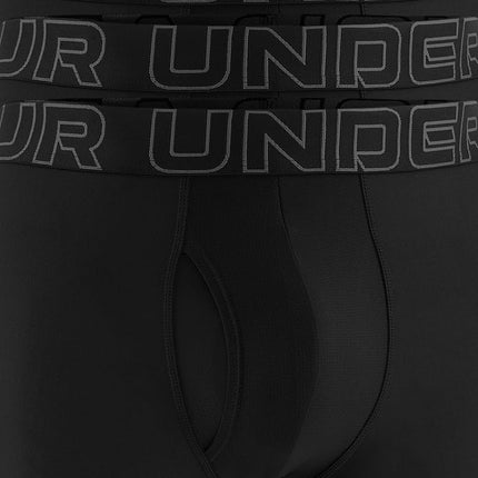 Under Armour Men's Tech 9-inch Boxerjock 2-Pack, Black Solid - Core 3 Pack, 4XL