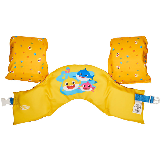 SwimWays Sea Squirts Learn-to-Swim USCG Approved Kids Life Jacket, Baby Shark