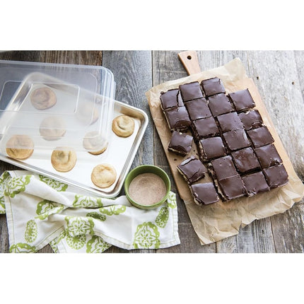 Nordic Ware Natural Aluminum Commercial 3-Piece Baker's Set, Quarter Sheet and Cake Pan