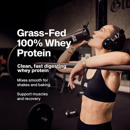 Grass Fed Whey Protein, MuscleTech Grass Fed Whey Protein Powder, Protein Powder for Women and Men, Growth Hormone Free, Non-GMO, Gluten Free, 20g Protein and 4.3g BCAA, Chocolate, 816 g (23 Servings)