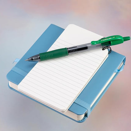 Pilot G2 Retractable Premium Gel Ink Roller Ball Pens, Fine Point, Green Ink, Dozen Box (31025)