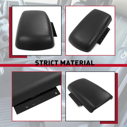 Tapa de la consola central HECASA, apoyabrazos compatible con Chevrolet Camaro 1997-2002 Pontiac Firebird, repuesto para 10421355, plástico negro