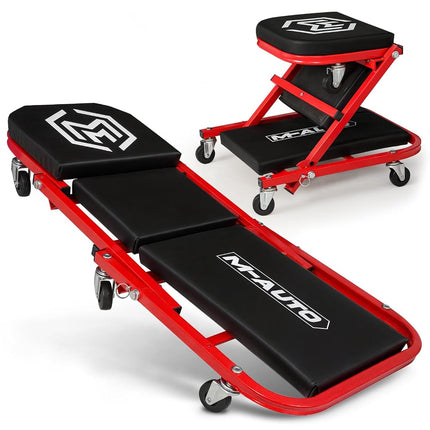 M-AUTO Heavy-Duty Convertible Mechanic Creeper, Z-