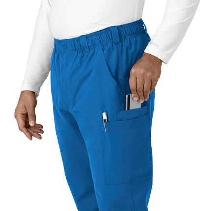Carhartt Scrubs for Men, Force Essentials, Straight Leg Cargo Pants, with 9 Pockets, Royal, 2X Tall'
