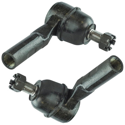 TRQ Front Outer Tie Rod Set Compatible with 2006-2012 Chevrolet Colorado GMC Canyon 2007-2008 Isuzu i-290 i-370