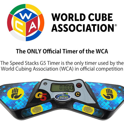 Speed Stacks | G5 Timer | Endorsed by Sport Stacking and Cubing associations | Accuracy to 0.001 Seconds, Batteries Included