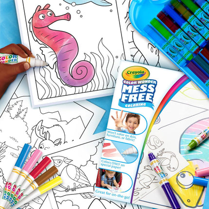 Crayola Color Wonder Kit sin Enredos, Regalo para Niños, 3, 4, 5, 6