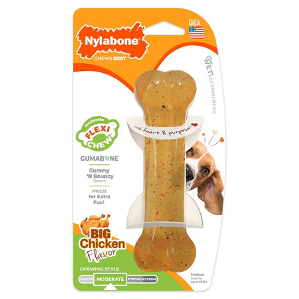 Nylabone Original Bone Flexi Chew Toy for Dogs, Do