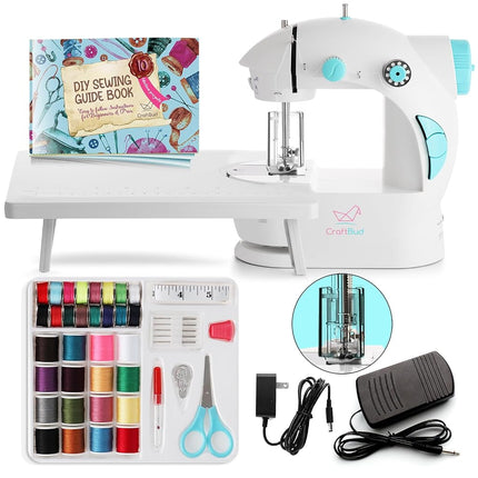 CraftBud CB-MINISWNGSET Sewing Machines, Blue, Basic Set
