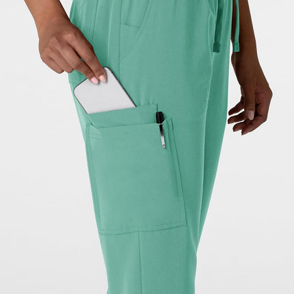 WonderWink Women's Jogger Utility Scrub Pant, Turquoise, 2X