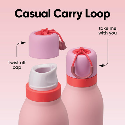 Owala FreeSip Twist - Stainless Steel - 24-oz. - Pink (Angel Food Cake) (Amazon)