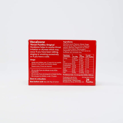VocalZone Throat Pastilles (24 x 3) Multipack Offer